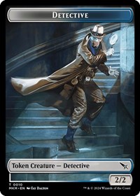 Detective // Plant Double-Sided Token, Murders at Karlov Manor