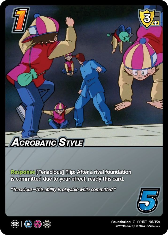 Acrobatic Style, Standard, front