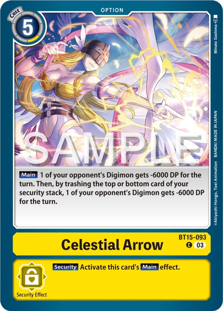 Celestial Arrow, Standard, front