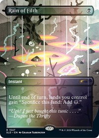Rain of Filth (Rainbow Foil), Secret Lair Drop Series