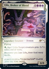Vilis, Broker of Blood (Rainbow Foil), Secret Lair Drop Series