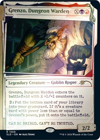 Grenzo, Dungeon Warden (Rainbow Foil), Secret Lair Drop Series