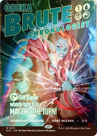 Obeka, Brute Chronologist (Rainbow Foil), Secret Lair Drop Series