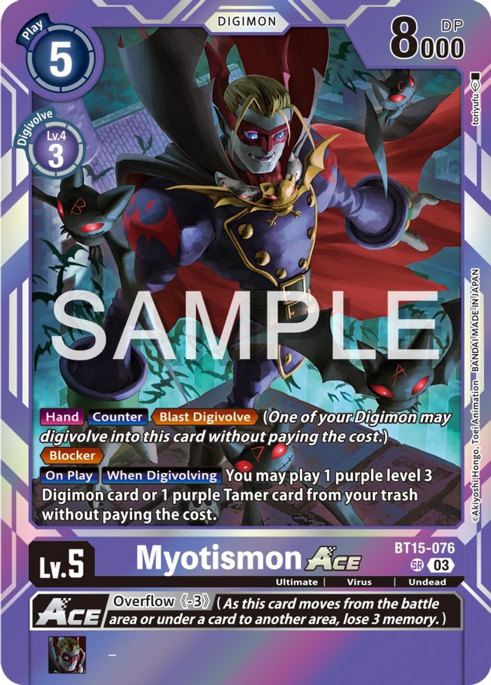Myotismon ACE, Foil, front