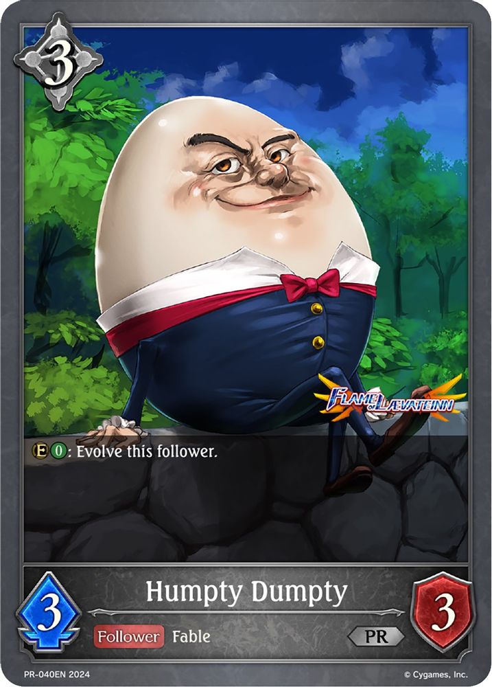 Humpty Dumpty, Standard, front