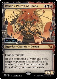 Rakdos, Patron of Chaos (Serial Numbered), Murders at Karlov Manor