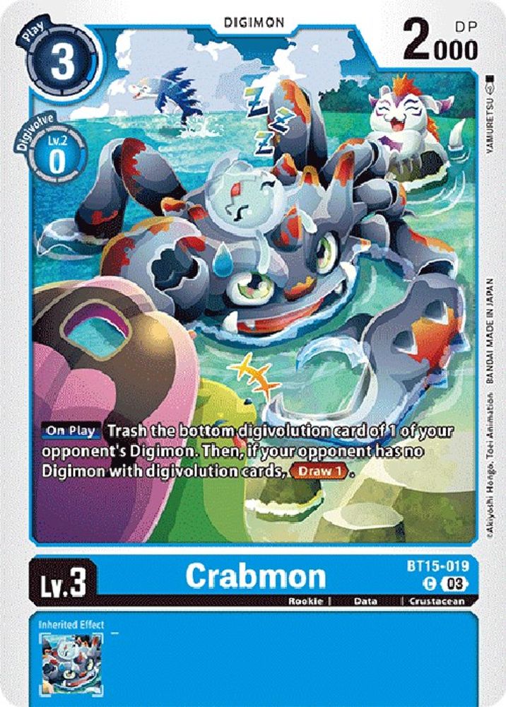 Crabmon, Standard, front