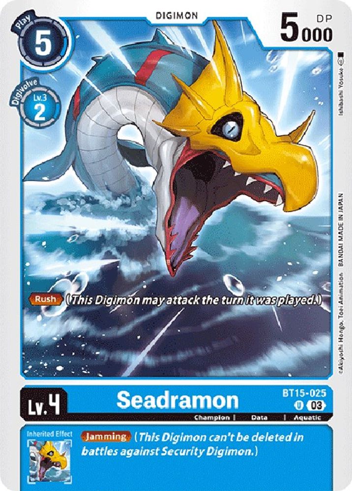 Seadramon, Standard, front