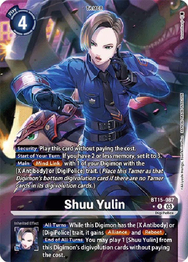 Shuu Yulin (Alternate Art), Foil, front