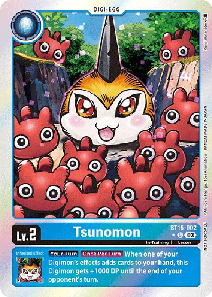 Tsunomon (Exceed Apocalypse Box Promotion Pack), Foil, front