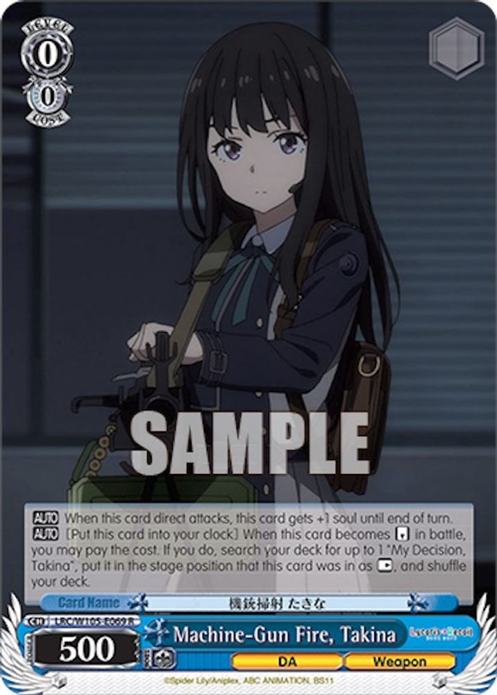 Machine-Gun Fire, Takina, Standard, front