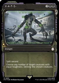 V.A.T.S. (Showcase) (Surge Foil), Universes Beyond: Fallout