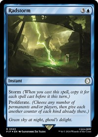 Radstorm (Surge Foil), Universes Beyond: Fallout