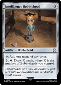 Intelligence Bobblehead (Surge Foil), Universes Beyond: Fallout