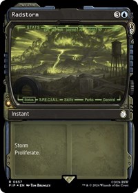 Radstorm (Showcase) (Surge Foil), Universes Beyond: Fallout