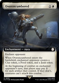 Overencumbered (Extended Art) (Surge Foil), Universes Beyond: Fallout