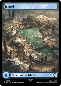 Island (0848) (Surge Foil), Universes Beyond: Fallout