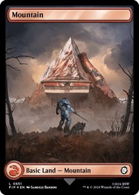Mountain (0851) (Surge Foil), Universes Beyond: Fallout