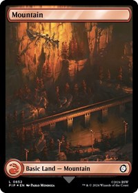 Mountain (0852) (Surge Foil), Universes Beyond: Fallout