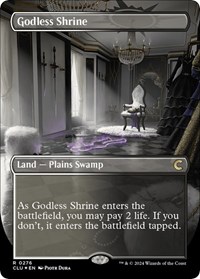Godless Shrine (Borderless), Ravnica: Clue Edition