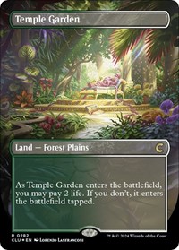 Temple Garden (Borderless), Ravnica: Clue Edition