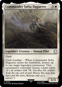 Commander Sofia Daguerre (Surge Foil), Universes Beyond: Fallout