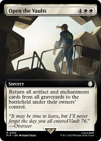 Open the Vaults (Extended Art), Universes Beyond: Fallout