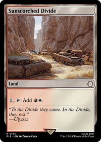 Sunscorched Divide, Universes Beyond: Fallout