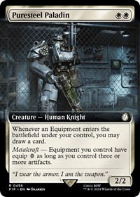 Puresteel Paladin (Extended Art), Universes Beyond: Fallout