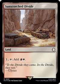 Sunscorched Divide (Surge Foil), Universes Beyond: Fallout