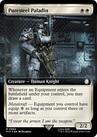 Puresteel Paladin (Extended Art) (Surge Foil), Universes Beyond: Fallout
