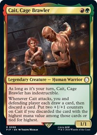 Cait, Cage Brawler, Universes Beyond: Fallout