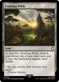 Evolving Wilds (Surge Foil), Universes Beyond: Fallout