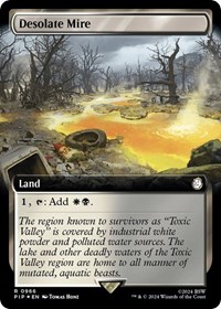 Desolate Mire (Extended Art) (Surge Foil), Universes Beyond: Fallout