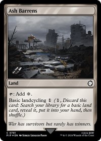 Ash Barrens (Surge Foil), Universes Beyond: Fallout