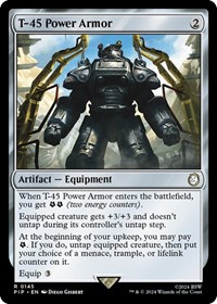 T-45 Power Armor, Universes Beyond: Fallout