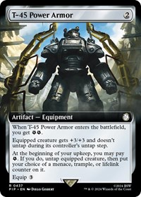 T-45 Power Armor (Extended Art), Universes Beyond: Fallout