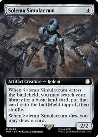 Solemn Simulacrum (Extended Art), Universes Beyond: Fallout