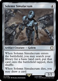 Solemn Simulacrum (Surge Foil), Universes Beyond: Fallout