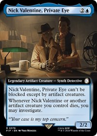 Nick Valentine, Private Eye (Extended Art), Universes Beyond: Fallout