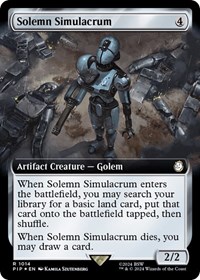 Solemn Simulacrum (Extended Art) (Surge Foil), Universes Beyond: Fallout