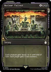 Nuclear Fallout (Showcase) (Surge Foil), Universes Beyond: Fallout