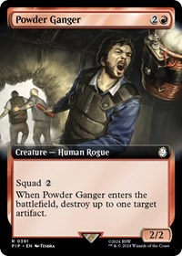 Powder Ganger (Extended Art), Universes Beyond: Fallout