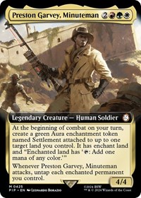 Preston Garvey, Minuteman (Extended Art), Universes Beyond: Fallout