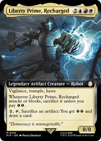 Liberty Prime, Recharged (Extended Art), Universes Beyond: Fallout