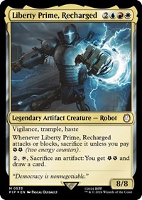 Liberty Prime, Recharged (Surge Foil), Universes Beyond: Fallout