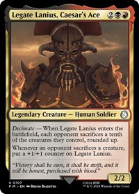 Legate Lanius, Caesar's Ace, Universes Beyond: Fallout