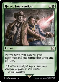 Heroic Intervention, Universes Beyond: Fallout