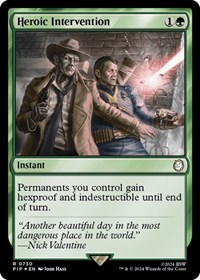 Heroic Intervention (Surge Foil), Universes Beyond: Fallout