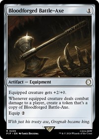 Bloodforged Battle-Axe, Universes Beyond: Fallout